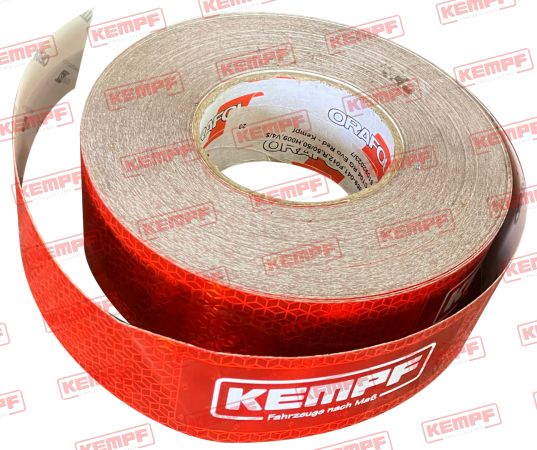 139338 Kempf 139337 Kempf Konturmarkierung, rot, 55mm, für Festaufbauten
